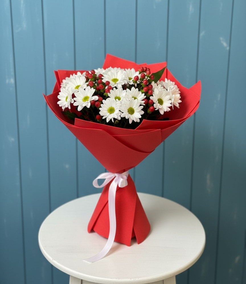 Букет цветов из: Хризантемы в Борисоглебском