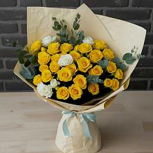 Букет цветов из:  Розы в Борисоглебском