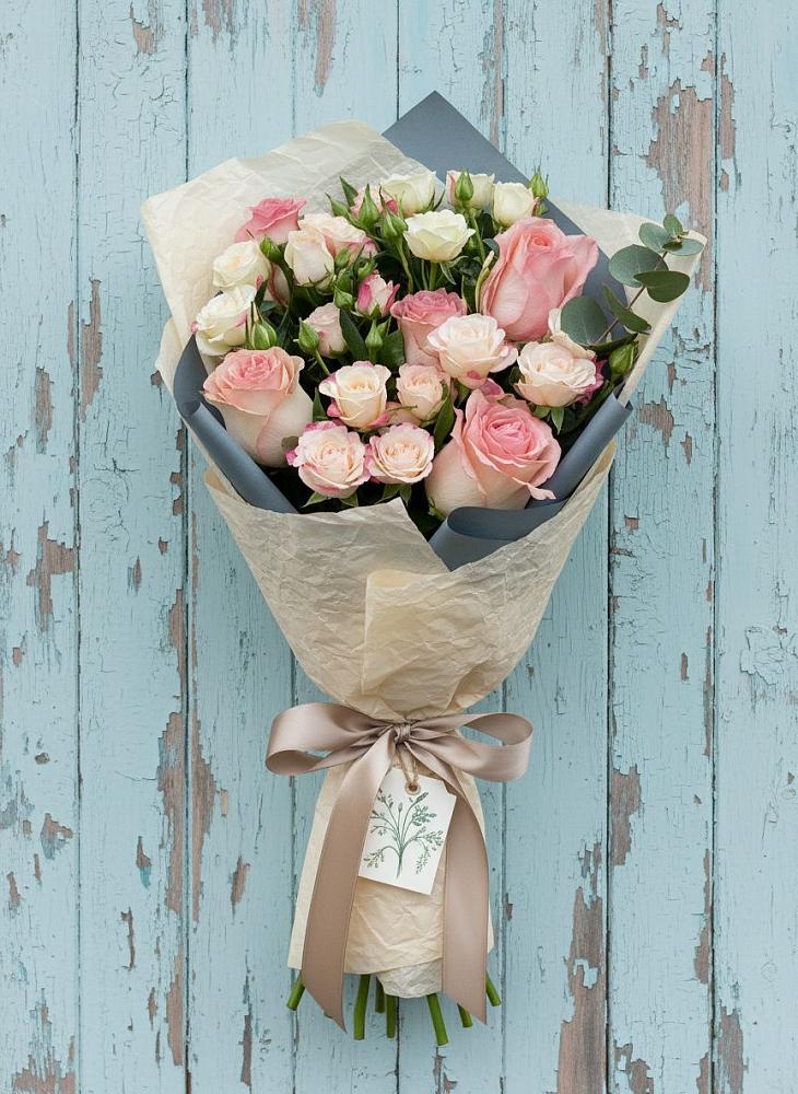 Букет цветов из: Розы в Борисоглебском