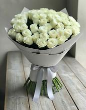 Букет 35 Белых роз в Борисоглебском