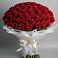 Букет 101 Красная роза Блэк Мэджик в Борисоглебском
