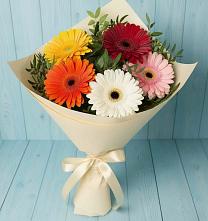 Букет цветов из:  Герберы в Борисоглебском