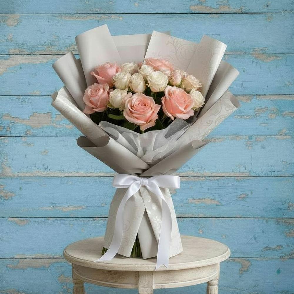 Букет цветов из: Розы в Борисоглебском