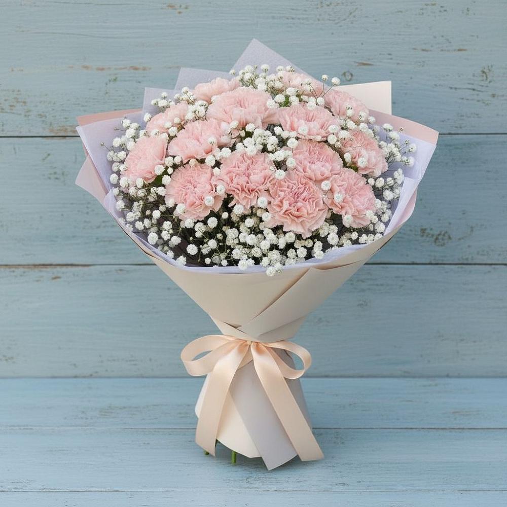 Букет цветов из: Гвоздики в Борисоглебском