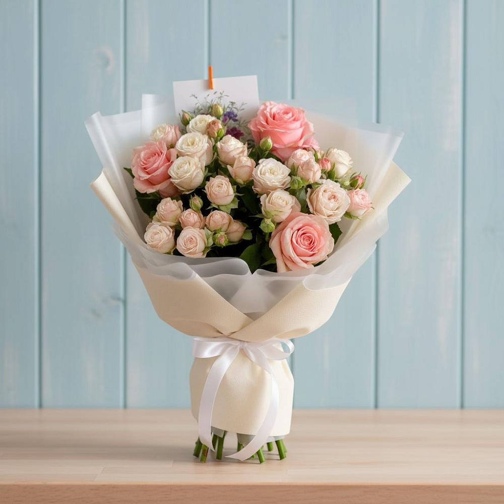 Букет цветов из: Розы в Борисоглебском