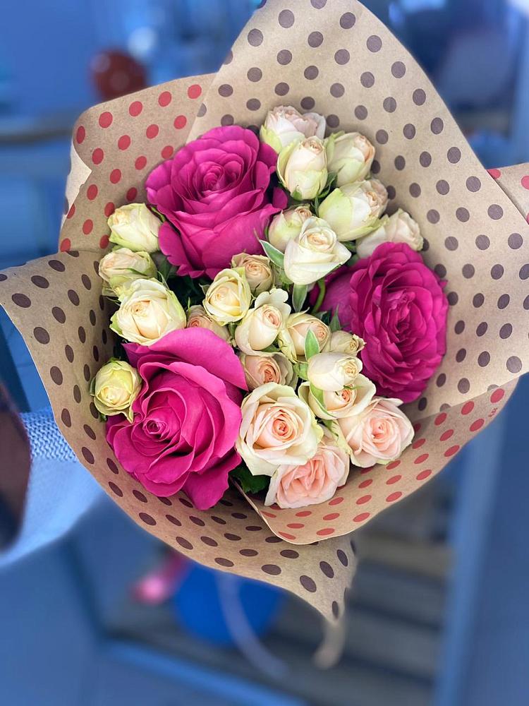 Букет цветов из: Розы в Борисоглебском