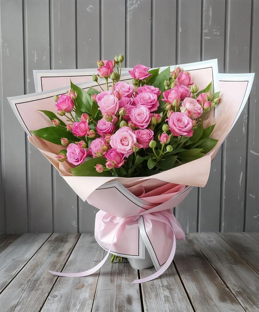 Букет Розовый кустик в Борисоглебском