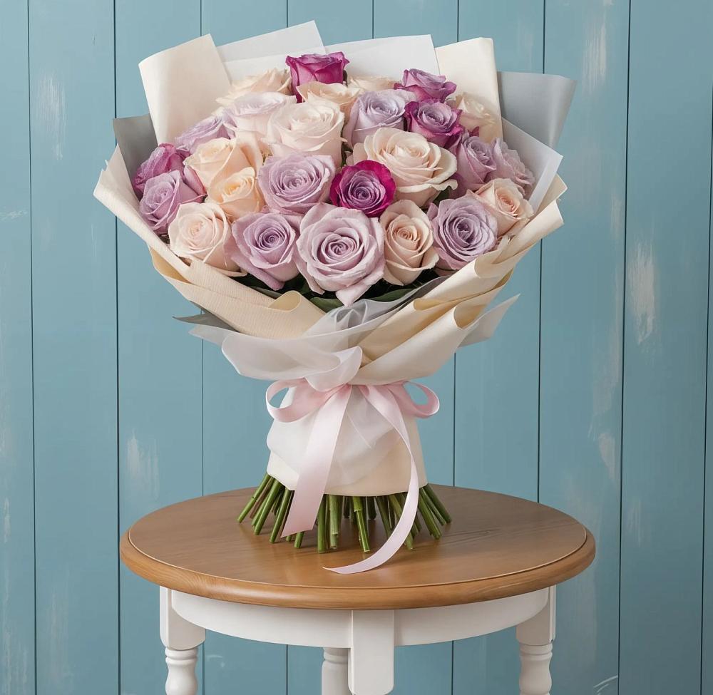 Букет цветов из: Розы в Борисоглебском