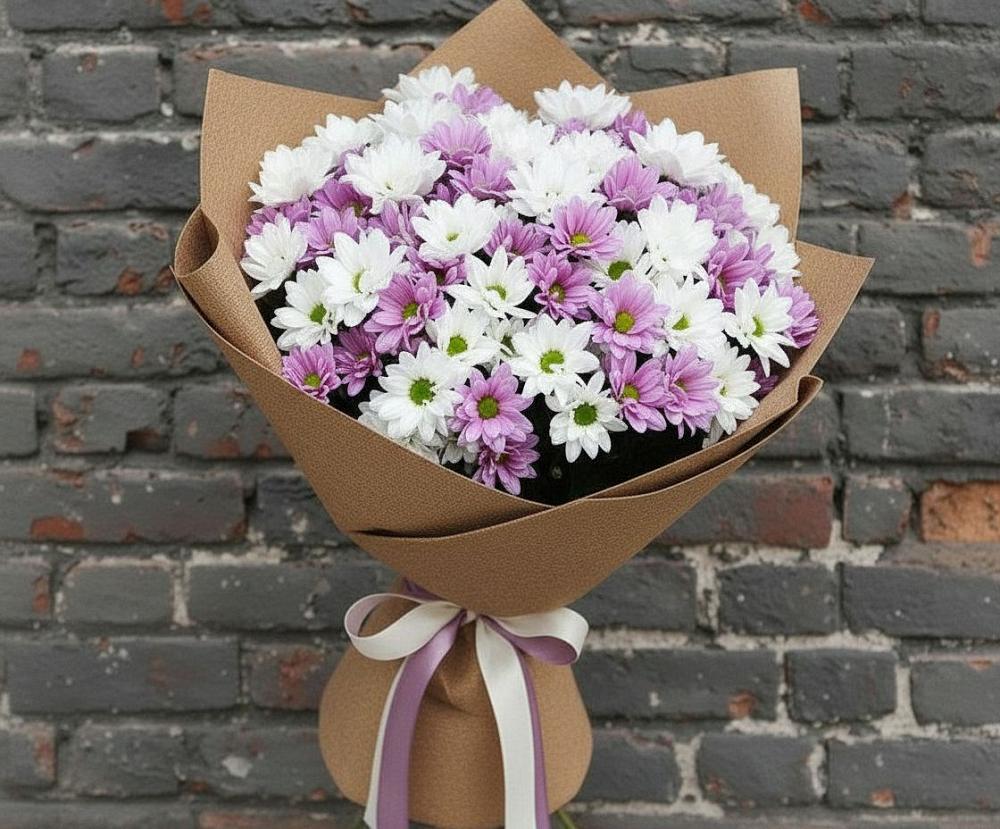 Букет цветов из: Хризантемы в Борисоглебском
