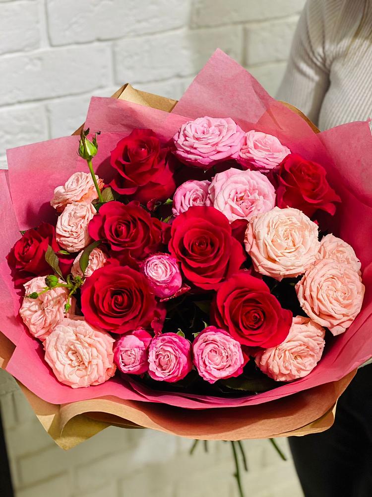 Букет цветов из: Розы в Борисоглебском