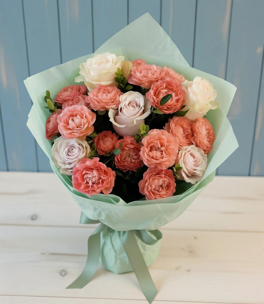 Букет цветов из: Розы в Борисоглебском