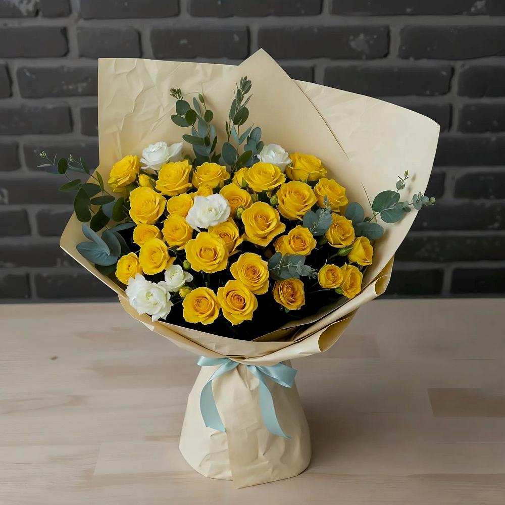 Букет цветов из: Розы в Борисоглебском