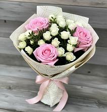 Букет цветов из:  Розы в Борисоглебском
