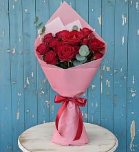 Букет цветов из:  Розы в Борисоглебском