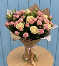 Букет цветов из:  Розы в Борисоглебском