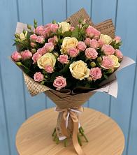 Букет цветов из:  Розы в Борисоглебском