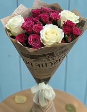 Букет цветов из:  Розы #REPLACE_PRED# Борисоглебском