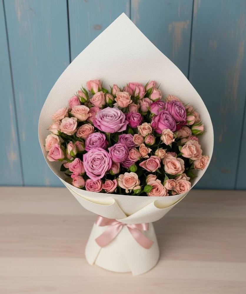 Букет цветов из: Розы в Борисоглебском