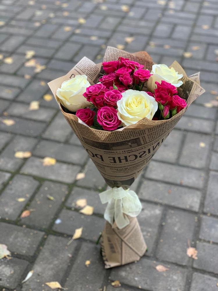 Букет цветов из: Розы в Борисоглебском