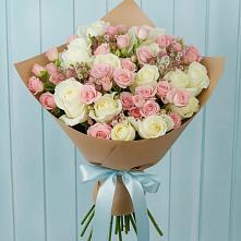 Букет цветов из:  Розы в Борисоглебском